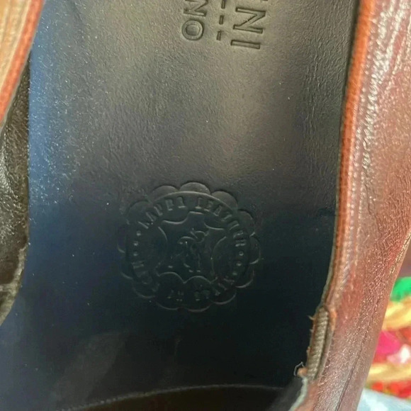 Magnanni  linea merino brown burgundy shoes - Picture 3 of 7